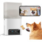 Petcube Bites 2: Caméra Connectée, Distributeur de Friandises – Surveillez et Gâtez Votre Animal!