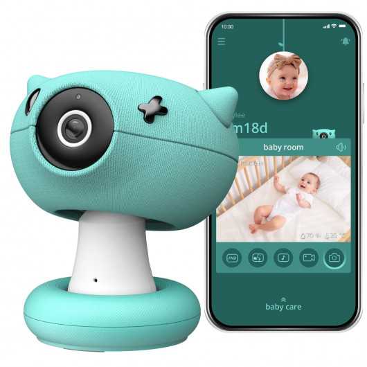 Moniteur Bébé Intelligent Pixsee - Caméra AI pour Sécurité Bébé