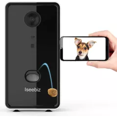 Iseebiz Pet Cam, la caméra distributeur