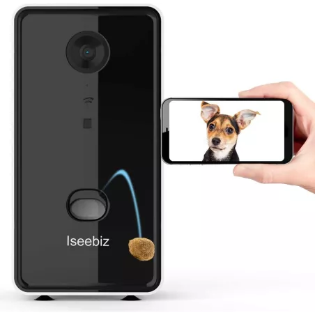 Iseebiz Pet Cam, la caméra distributeur
