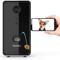 Iseebiz Pet Camera Treat Dispenser: Watch, Talk & Reward Your Furry Friend!