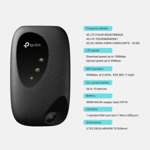 TP-Link M7200, un point d'accès mobile