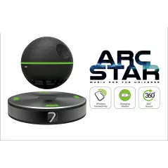 Arc Star: Enceinte Bluetooth Flottante 360° avec Chargeur Smartphone – Design Futuriste et Son Immersif!