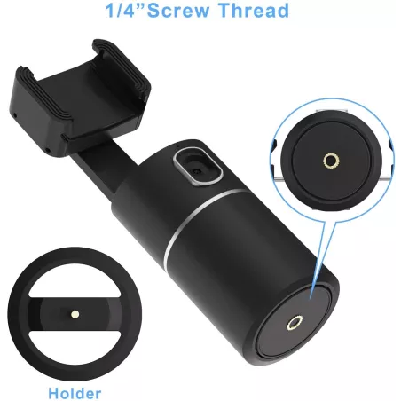 JOYTRIP: Support Téléphone Rotatif Auto-Tracking 360° - Filmez Sans Les Mains!