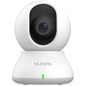 Security Camera 2K, blurams Baby Monitor Dog Camera 360-degree for Home Security w/ Smart Motion Tracking, Phone App, IR Night