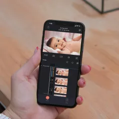 Security Camera 2K, blurams Baby Monitor Dog Camera 360-degree for Home Security w/ Smart Motion Tracking, Phone App, IR Night