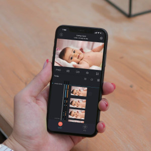 Security Camera 2K, blurams Baby Monitor Dog Camera 360-degree for Home Security w/ Smart Motion Tracking, Phone App, IR Night