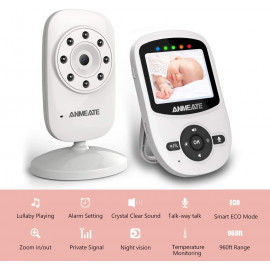 Video baby monitor Anmeate with digital camera for Indoor/Outdoor