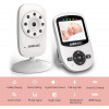 Moniteur vidéo pour bébé avec appareil photo numérique, moniteur vidéo sans fil ANMEATE numérique 2,4 GHz avec moniteur de