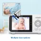 VTech VM819: Moniteur Bébé Longue Portée avec Berceuses et Capteur de Température - Tranquillité desprit!