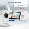 VTech VM819 Video Baby Monitor with 19Hour Battery Life 1000ft Long Range Auto Night Vision 2.8” Screen 2Way Audio Talk