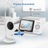 VTech VM819 Video Baby Monitor with 19Hour Battery Life 1000ft Long Range Auto Night Vision 2.8” Screen 2Way Audio Talk