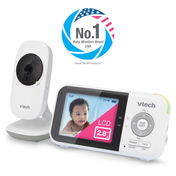 VTech VM819 Baby Monitor: See, Hear & Soothe Your Baby From Anywhere!