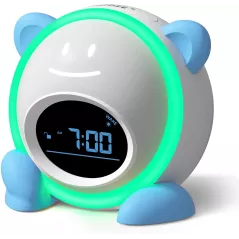 Windflyer OK to Wake Clock for Kids, Sleep Training Clock with Night Light and Sound Machine, Kids Alarm Clock for Bedrooms,