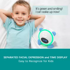 Windflyer OK to Wake Clock for Kids, Sleep Training Clock with Night Light and Sound Machine, Kids Alarm Clock for Bedrooms,