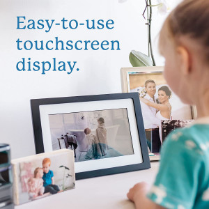 Skylight Frame: 10 inch WiFi Digital Picture Frame, Email Photos from Anywhere, Touch Screen Display, Effortless One Minute
