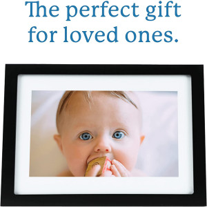 Skylight Frame: 10 inch WiFi Digital Picture Frame, Email Photos from Anywhere, Touch Screen Display, Effortless One Minute