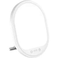 Light Therapy Lamp, UV-Free 10000 Lux Therapy Light, Touch Control with 3 Adjustable Brightness Levels and 4 Timer Function,