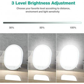 Adjustable Brightness Therapy Light - 10,000 Lux Rotatable Lamp