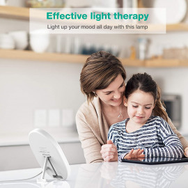 Adjustable Brightness Therapy Light - 10,000 Lux Rotatable Lamp