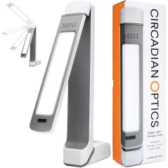 Circadian Optics Light Therapy Lamp - UV-Free LED Light Sun Lamp with 10,000 Lux for Sleep Aid, Brain Booster, and Stress