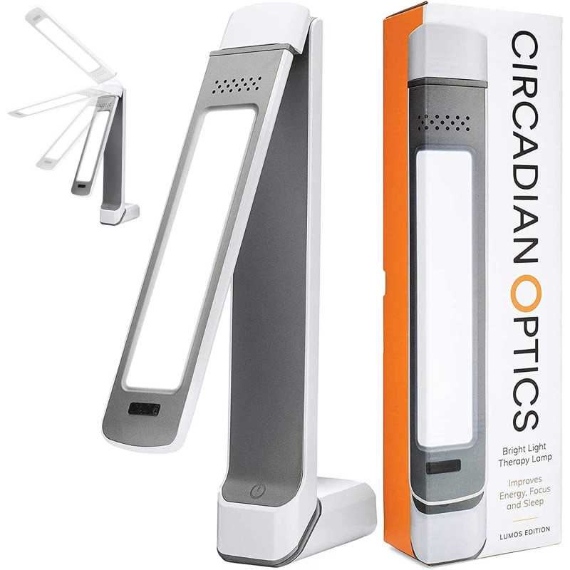 Circadian Optics Light Therapy Lamp - UV-Free LED Light Sun Lamp with 10,000 Lux for Sleep Aid, Brain Booster, and Stress