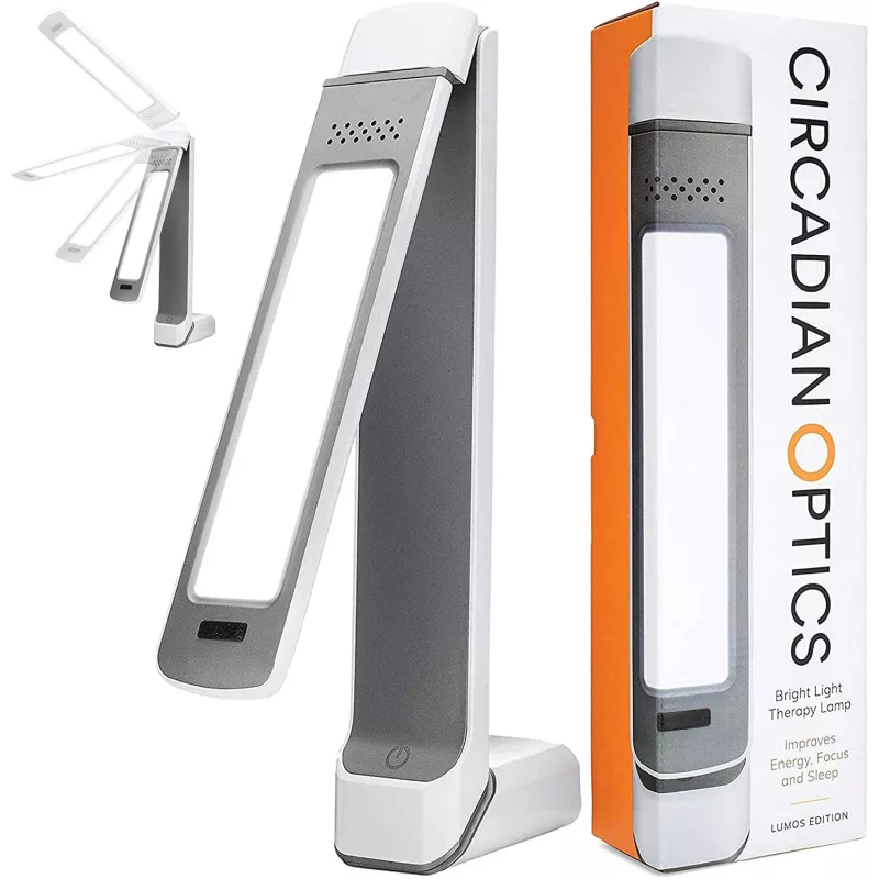 Circadian Optics Light Therapy Lamp - UV-Free LED Light Sun Lamp with 10,000 Lux for Sleep Aid, Brain Booster, and Stress