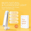 Circadian Optics Light Therapy Lamp - UV-Free LED Light Sun Lamp with 10,000 Lux for Sleep Aid, Brain Booster, and Stress