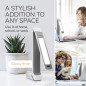 Happy Light Therapy Lamp: 10000 Lux, Adjustable Brightness - Beat the Winter Blues!