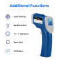 Etekcity Infrared Thermometer: Non-Contact Temp Gun for Cooking, HVAC, and DIY - Accurate & Easy!