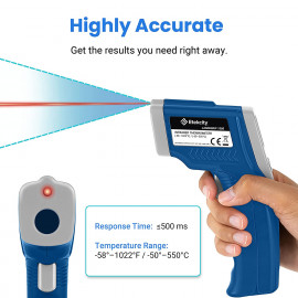 Thermomètre Infrarouge Etekcity - Précis pour Cuisine et HVAC