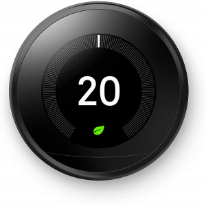 Google Nest Learning Thermostat - Programmable Smart Thermostat for Home - 3rd Generation Nest Thermostat - Works with Alexa -