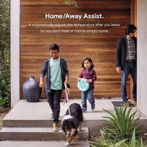 Google Nest Learning Thermostat - Programmable Smart Thermostat for Home - 3rd Generation Nest Thermostat - Works with Alexa -