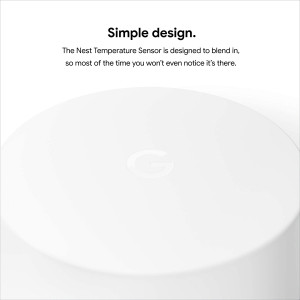Google Nest Temperature Sensor - Nest Thermostat Sensor - Nest Sensor That Works with Nest Learning Thermostat and Nest