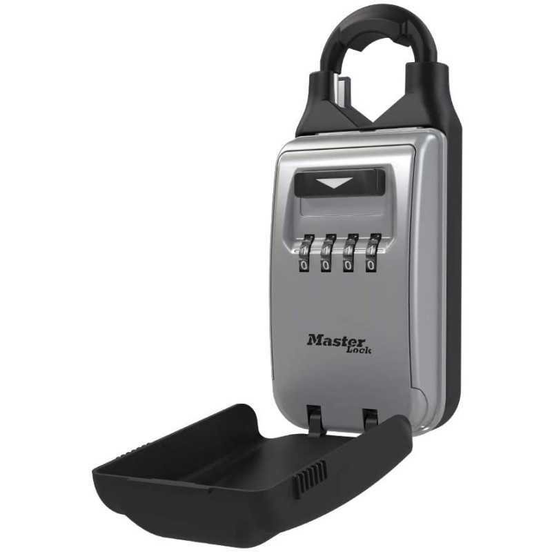 Master Lock 5420D Set Your Own Combination Portable Lock Box with Adjustable Shackle, 6 Key Capacity