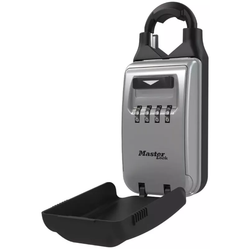 Master Lock 5420D Set Your Own Combination Portable Lock Box with Adjustable Shackle, 6 Key Capacity