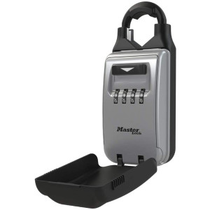 Master Lock 5420D Set Your Own Combination Portable Lock Box with Adjustable Shackle, 6 Key Capacity