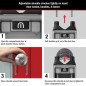 Master Lock 5420D: Boîte à Clés Sécurisée à Combinaison Réglable - Accès Facile et Sûr! Master Lock 5420D: Boîte à Clés Sécurisée à Combinaison Réglable - Accès Facile et Sûr!