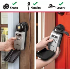 Master Lock 5420D Set Your Own Combination Portable Lock Box with Adjustable Shackle, 6 Key Capacity