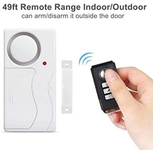 Wsdcam Door Alarm Wireless Anti-Theft Remote Control Door and Window Security Alarms