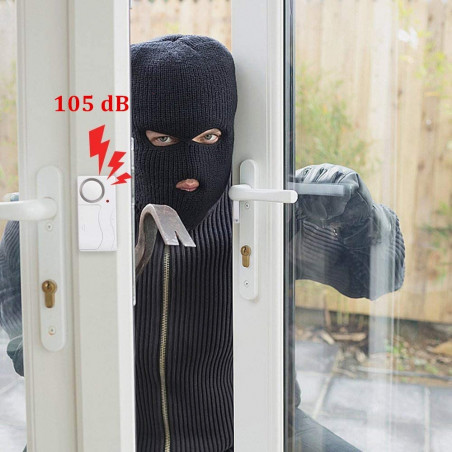 Wsdcam Door Alarm Wireless Anti-Theft Remote Control Door and Window Security Alarms