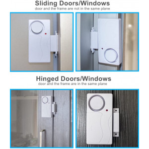 Wsdcam Door Alarm Wireless Anti-Theft Remote Control Door and Window Security Alarms