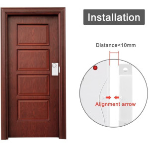 Wsdcam Door Alarm Wireless Anti-Theft Remote Control Door and Window Security Alarms
