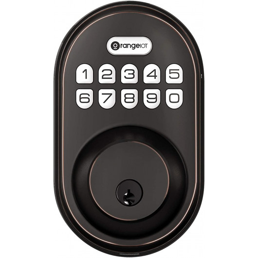 OrangeIOT Keyless Entry Deadbolt Lock | Electronic Keypad Door Lock