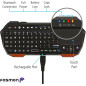 Mini Clavier Bluetooth Fosmon : Touche Rétroéclairée, Portée 10m, Idéal Smart TV & Gaming Mini Clavier Bluetooth Fosmon : Touche Rétroéclairée, Portée 10m, Idéal Smart TV & Gaming