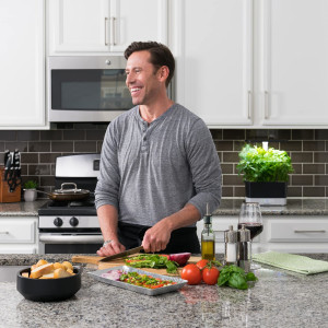 AeroGarden Harvest - Indoor Garden with LED Grow Light, Black