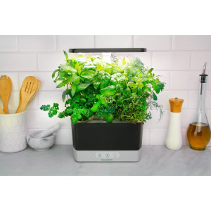 AeroGarden Harvest - Indoor Garden with LED Grow Light, Black