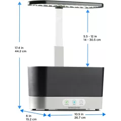 AeroGarden Harvest - Indoor Garden with LED Grow Light, Black