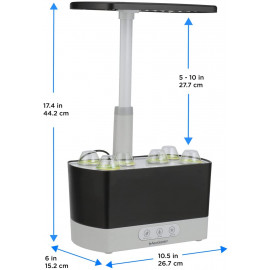 AeroGarden Harvest Jardin d'Intérieur - Cultivez des Herbes et Légumes Frais