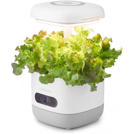 Indoor Garden Hydroponics Growing System, Plant Germination Kit FAFAGRASS Herb Garden Kit Vegetable Growth Lamp Countertop,